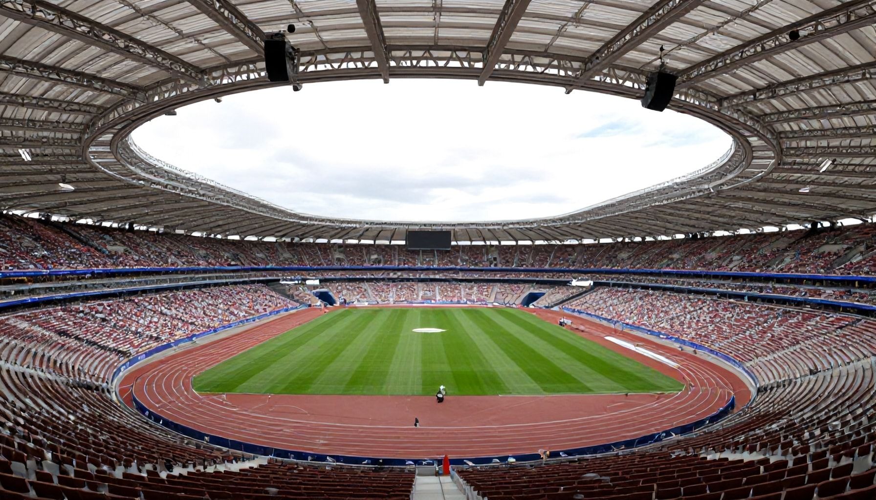 Wie die Kapazität von 69.250 Zuschauern erreicht wird