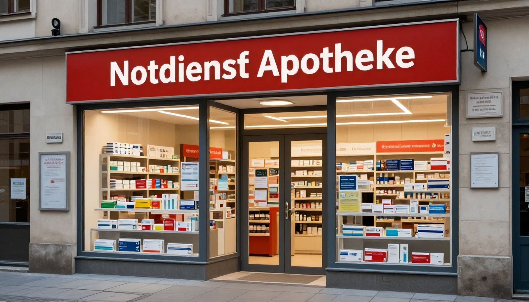 Wie finde ich die nächstgelegene Notdienstapotheke?