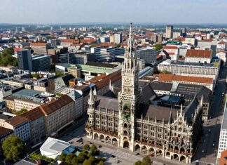 München erstreckt sich über 310,43 Quadratkilometer