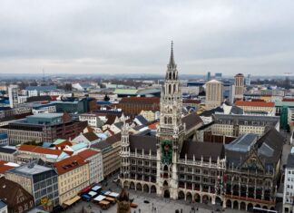 München liegt auf 520 Metern über dem Meeresspiegel