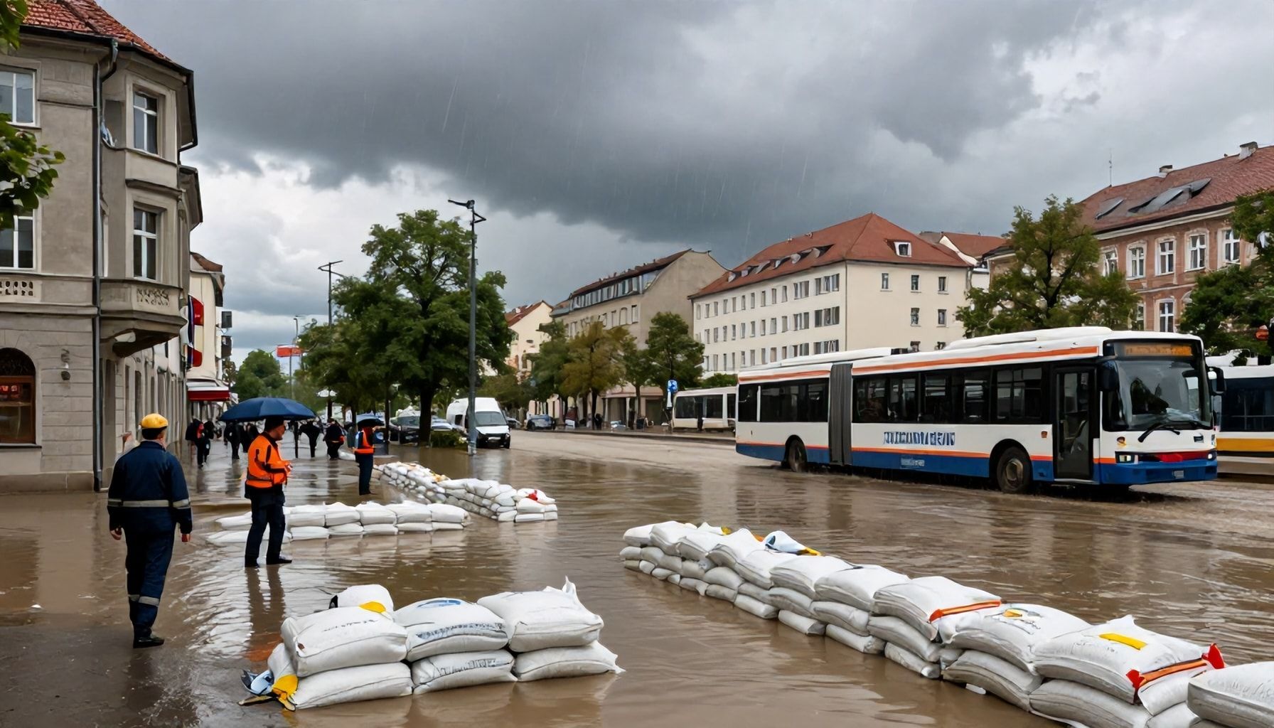 Wie sich die Stadt auf solche Wetterlagen vorbereitet