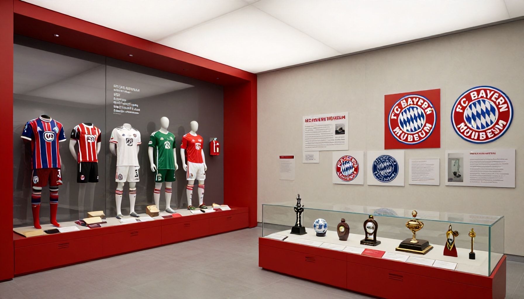 Wie Sie im FC Bayern Museum die Geschichte von 1899 bis heute nachvollziehen können