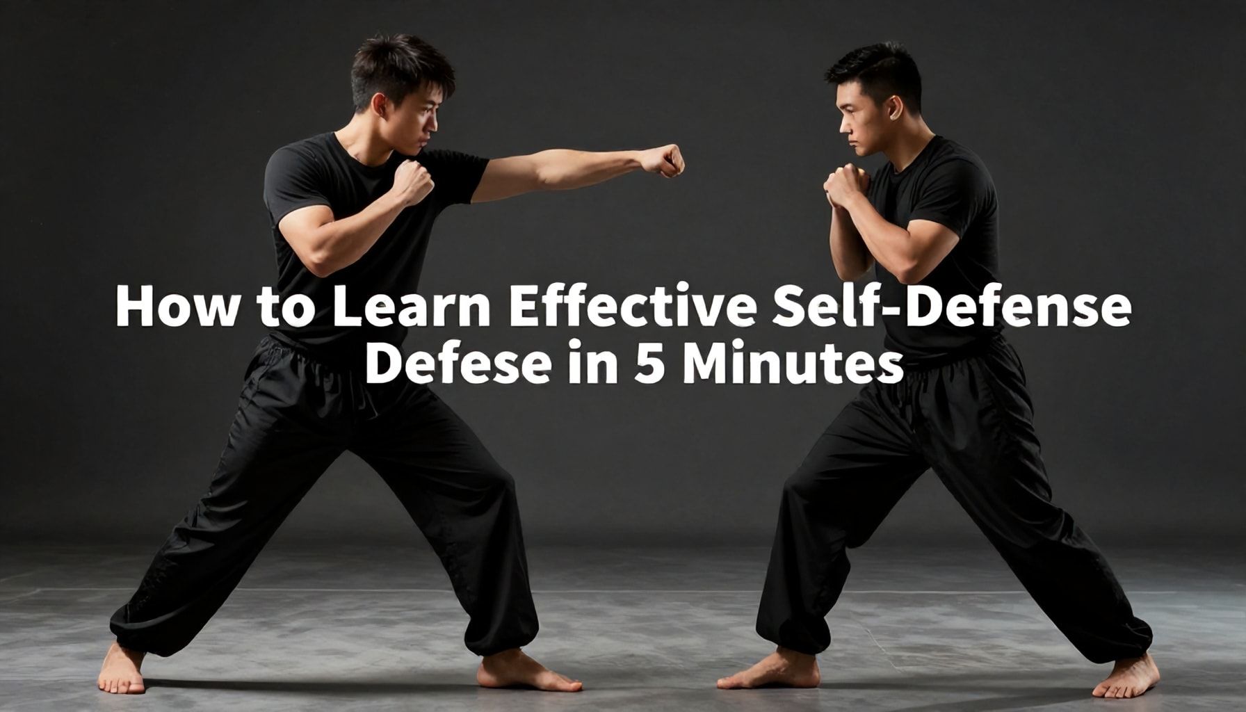 Wie Sie in 5 Minuten effektiv Selbstverteidigung lernen