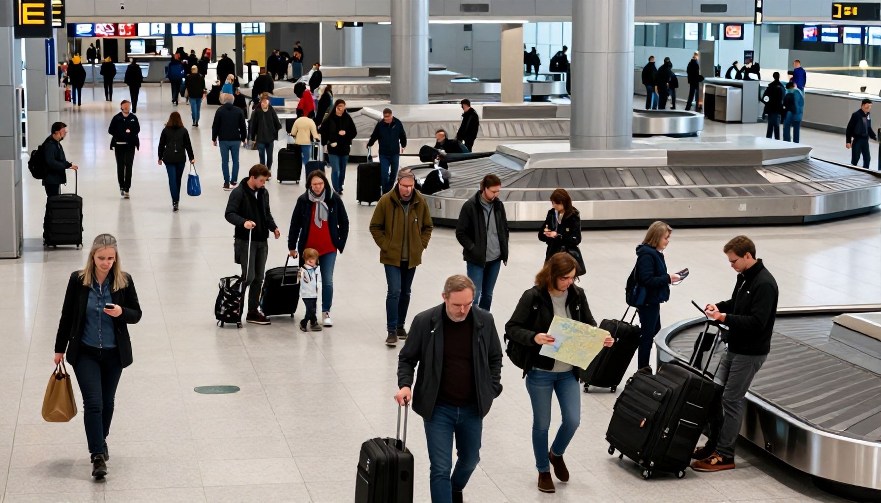 Wie werden Passagiere effizient abgefertigt?