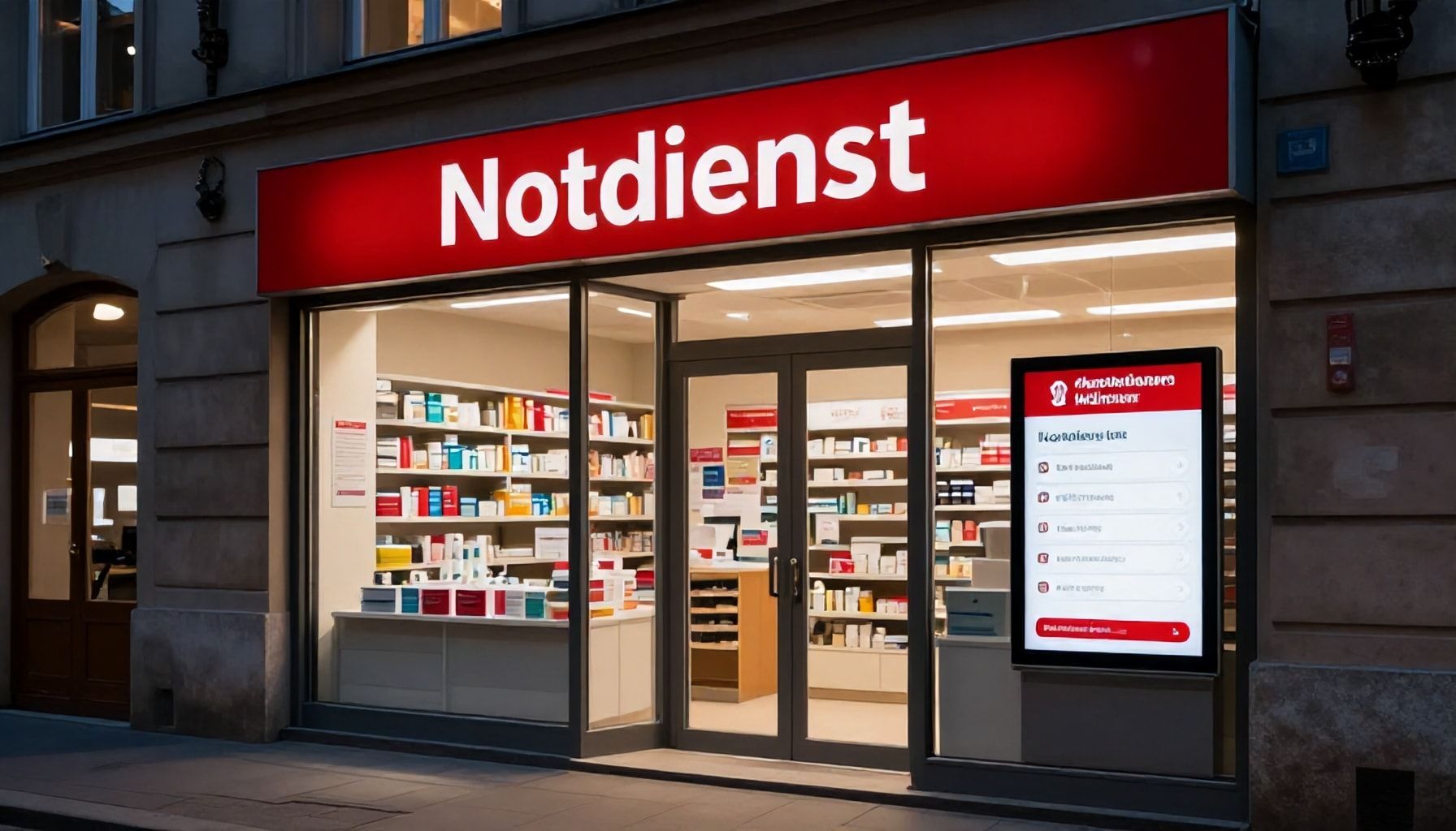 Wo finden Sie die nächsten Apotheken?