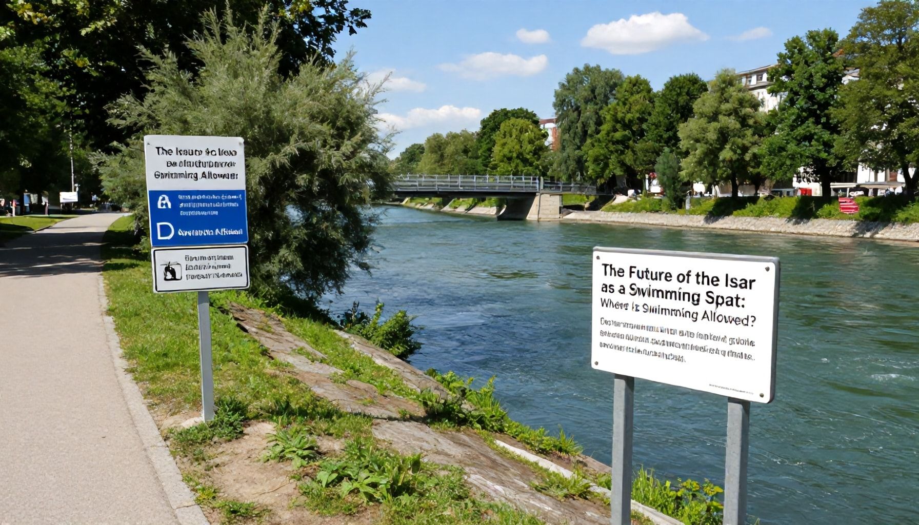 Zukunft der Isar als Bademöglichkeit