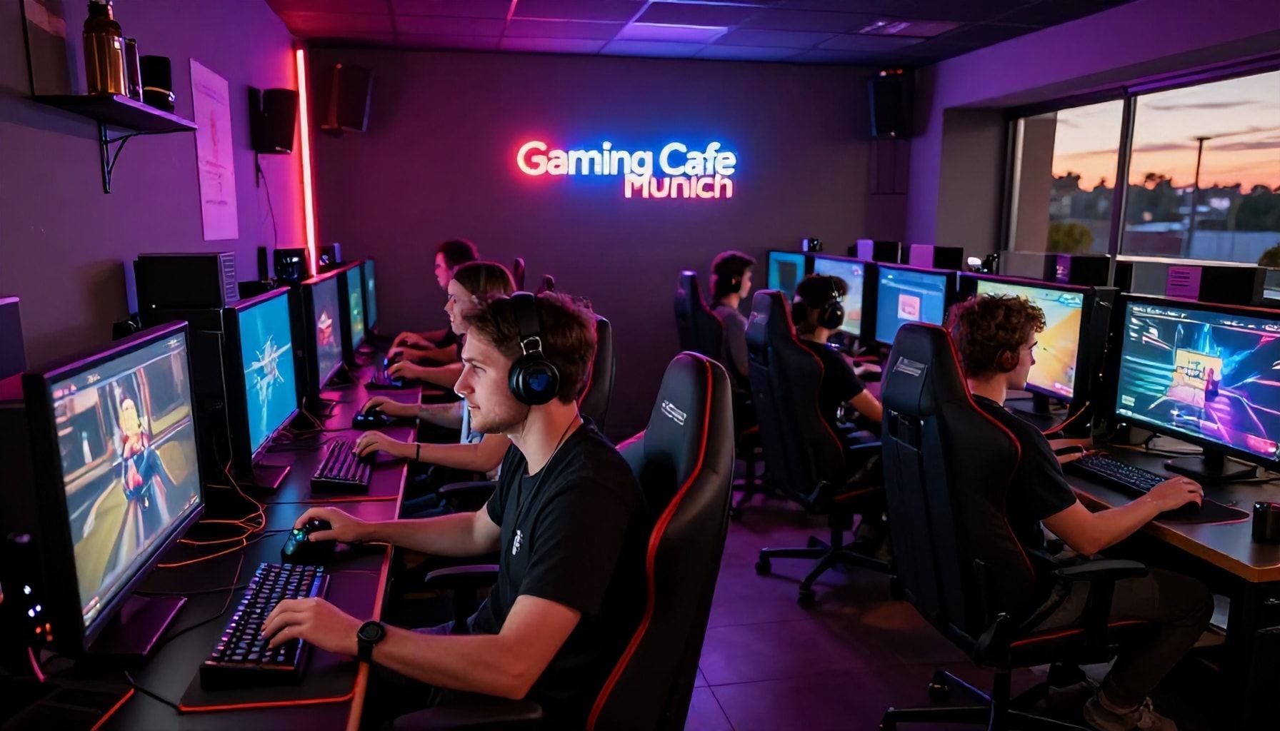Zukunftspläne des Gaming-Cafés