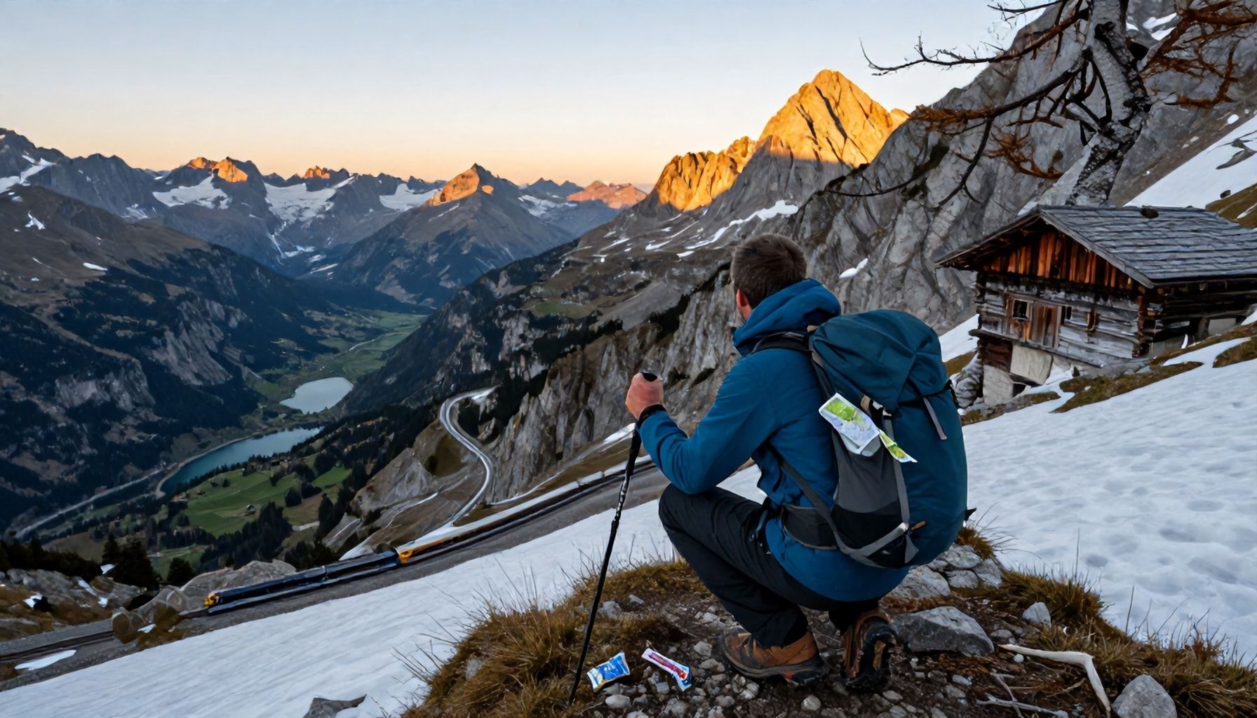 12 Stunden durch die Alpen: Route und Landschaftshighlights