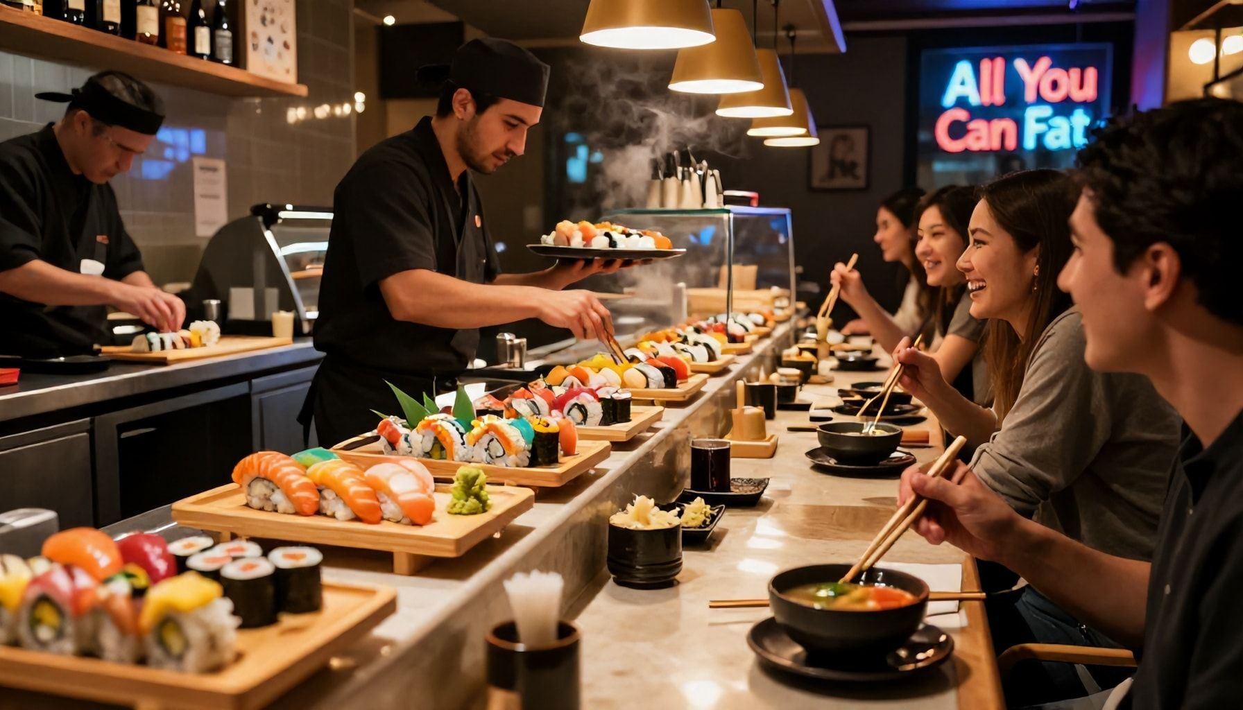 19,90 € für unbegrenzte Rollen, Nigiri und Co.