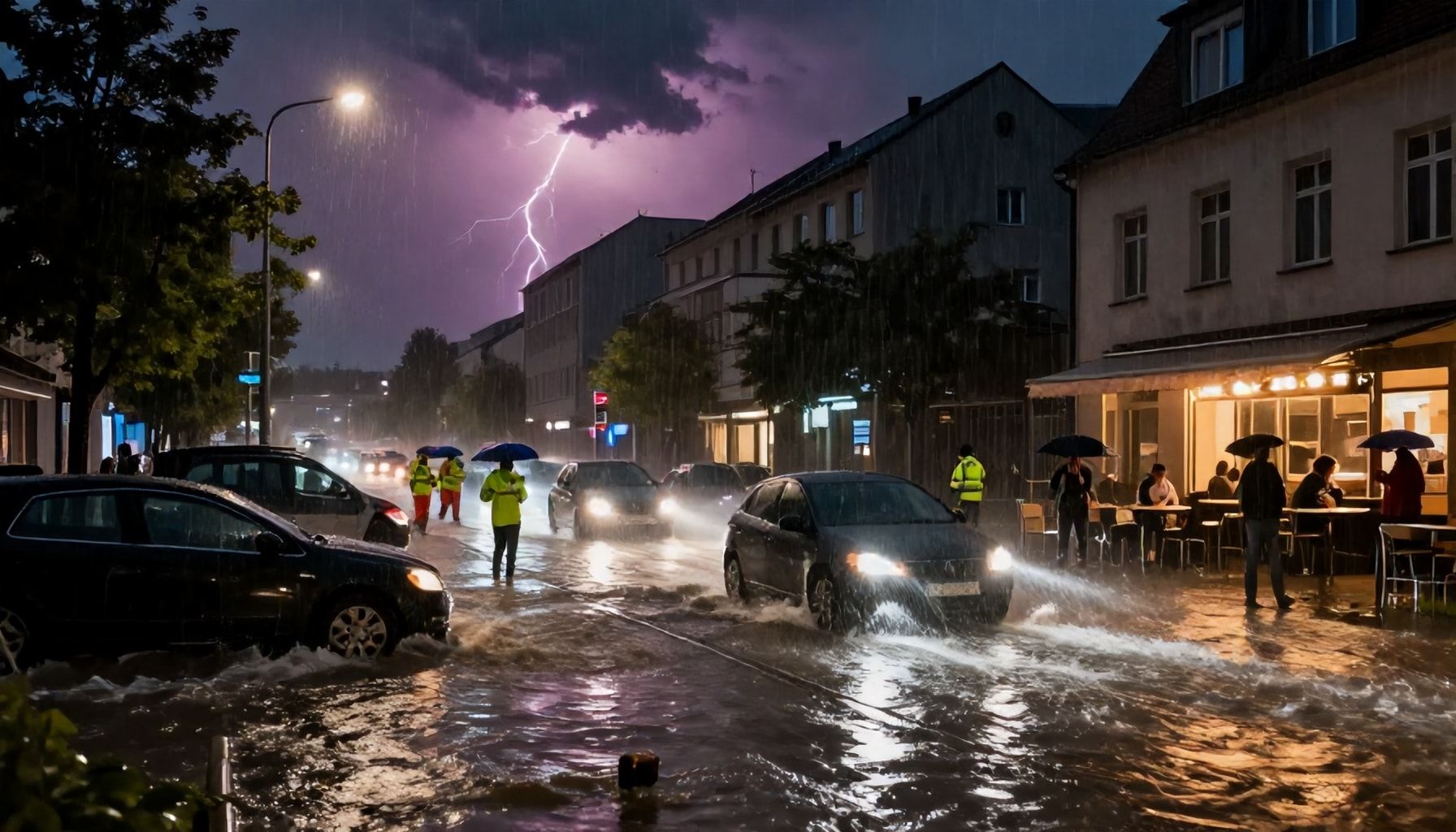 40 Liter in zwei Stunden: Daten und Folgen