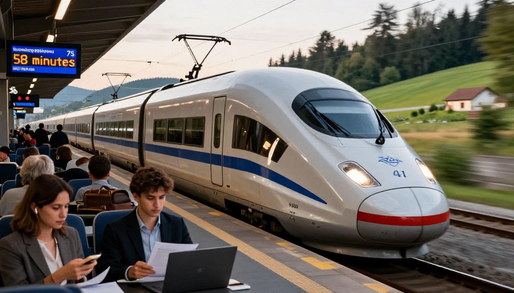 58 Minuten statt 75: Wie die Deutsche Bahn das Tempo erhöht