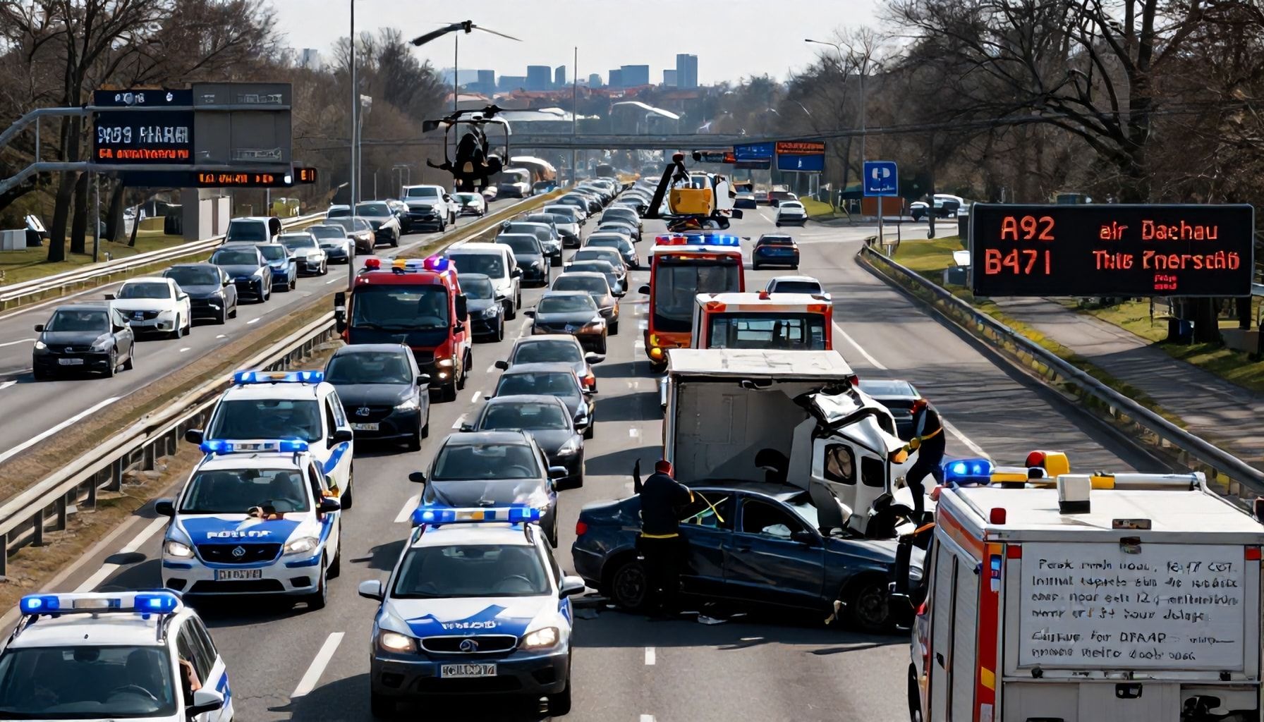 Aktuelle Verkehrslage und Umleitungsrouten