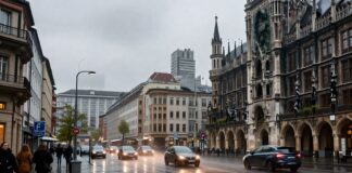 München erwacht bei 3 Grad: Regenfront zieht bis Mittag durch