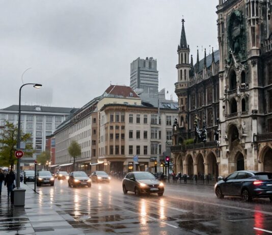 München erwacht bei 3 Grad: Regenfront zieht bis Mittag durch Home