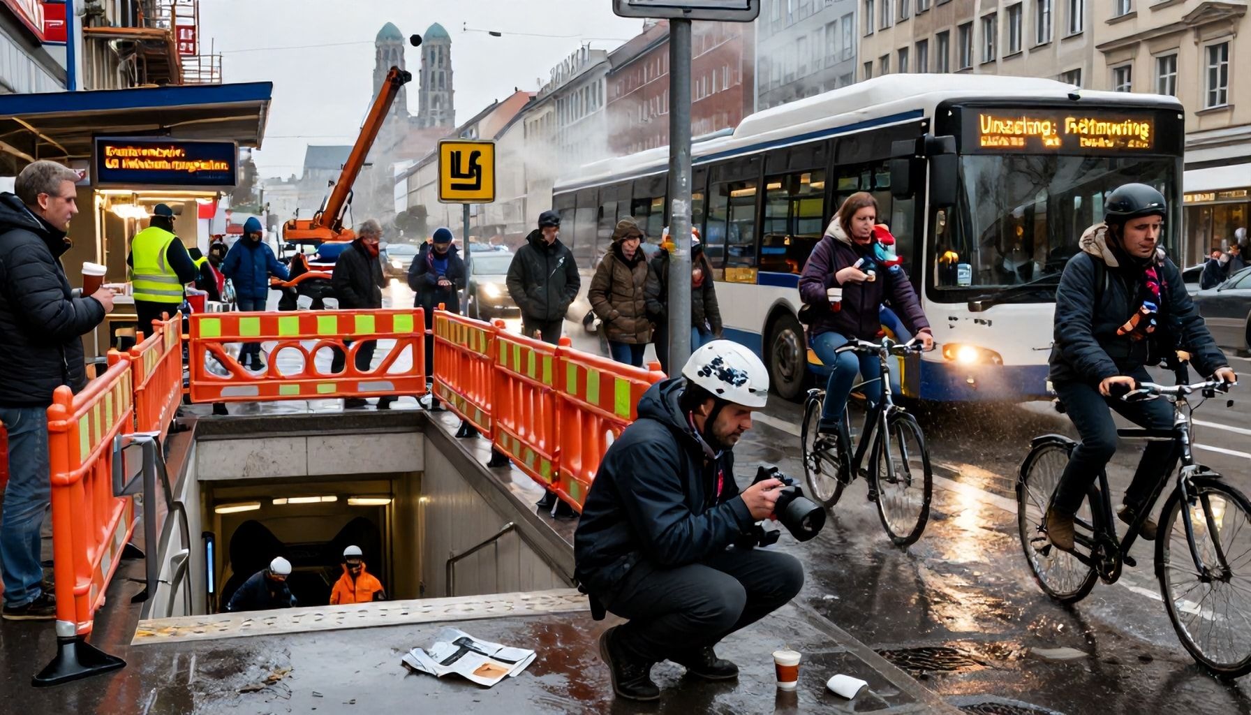 Alternativen für Pendler: Umleitungen und Ersatzverkehr