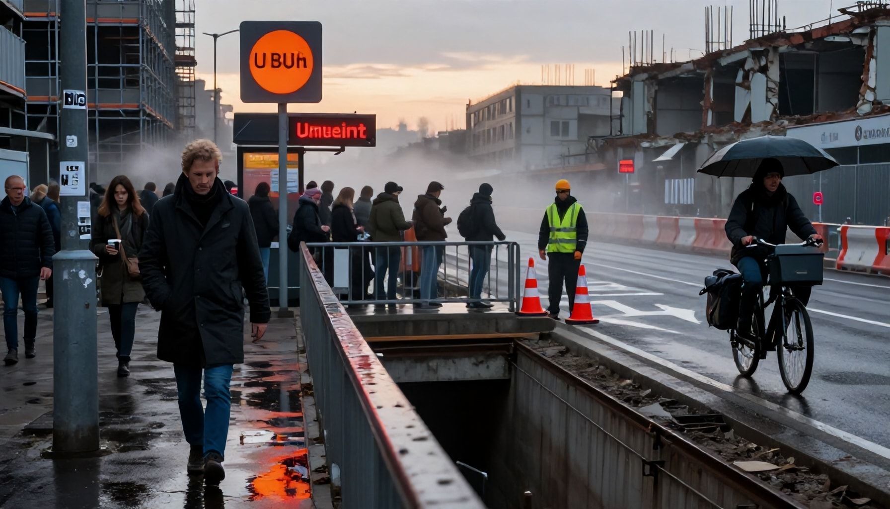 Alternativen für Pendler während der Bauarbeiten