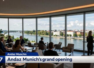 Andaz München eröffnet 147 Zimmer mit Panoramablick über die Isar