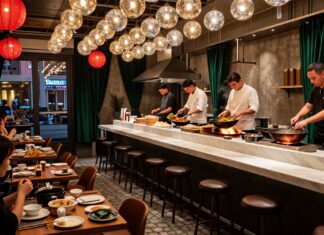 Neue Pan-Asiatische Küche: Münchens erstes Restaurant mit 8 Live-Cooking-Stationen eröffnet