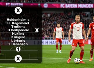 Heidenheims Überraschungself gegen Bayern: Die Aufstellungen für das Topspiel mit Krätzig statt Kane
