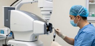 Neue Laser-Technologie an Münchner Augenklinik reduziert OP-Zeit um 30 Prozent