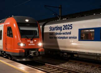 Ab 2025: Nachtzug von München nach Hamburg fährt täglich und klimaneutral
