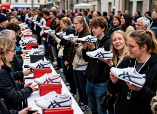 Azuki-Begeisterung in München: Über 500 Fans stehen für limitierte Sneaker Schlange