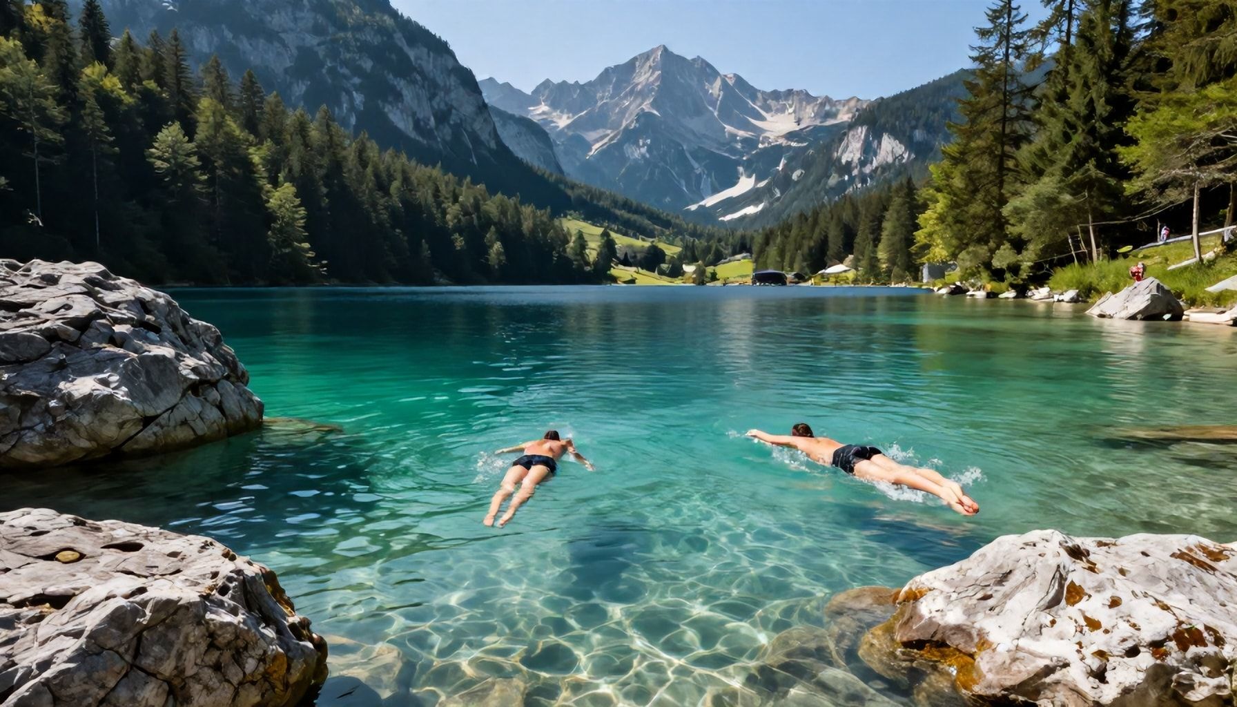 Baden wie im Bergsee: Die besten Spots für kristallklares Wasser