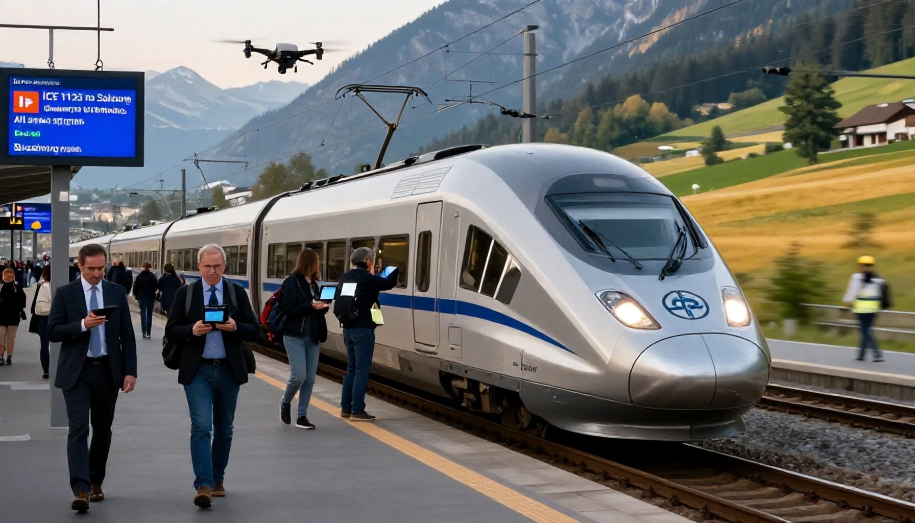 Bahn der Zukunft: Elektrozüge und digitale Ticketlösungen ab 2025