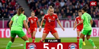 Bayern Münchens Frauen dominieren mit 5:0 gegen Wolfsburg und bleiben Tabellenführer