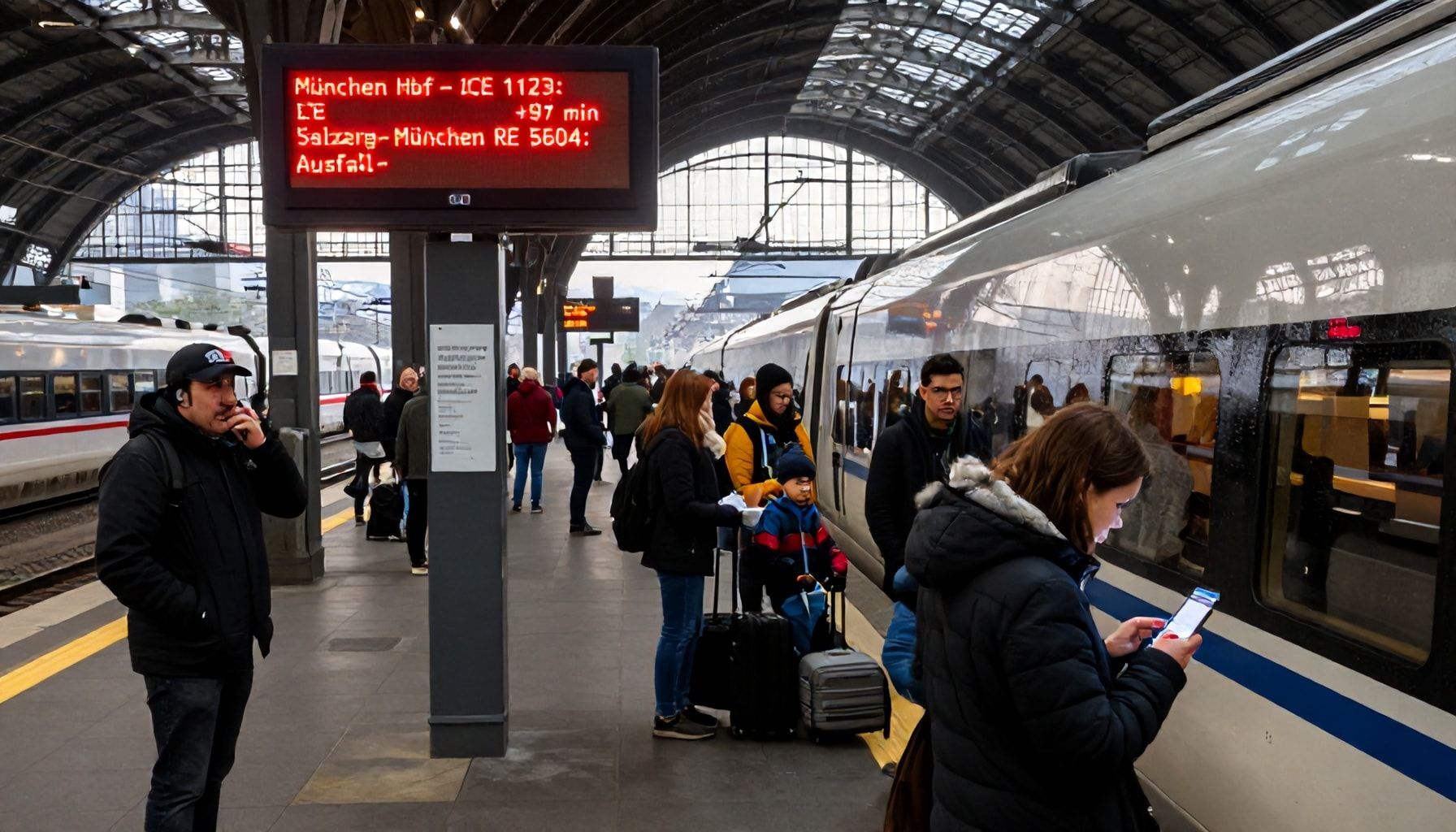 Betroffene Verbindungen und aktuelle Fahrplanabweichungen