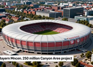 FC Bayern München plant 250-Millionen-Investition in neue Canyon-Arena bis 2028