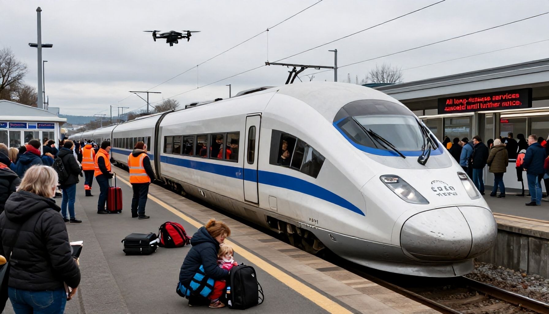 Chaos auf der Strecke: 20.000 Passagiere sitzen fest