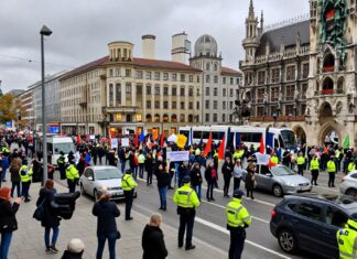 Demo in München heute: Start um 14 Uhr am Marienplatz – Route und Verkehrseinschränkungen