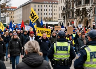 Tausende bei Demo in München – Polizei meldet 12 Festnahmen am Samstag