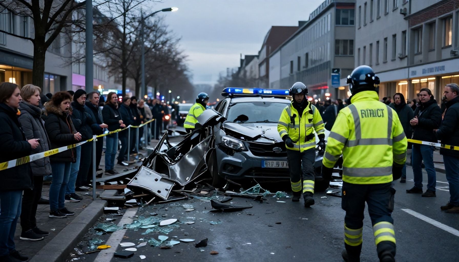 Der schwere Crash in den Morgenstunden