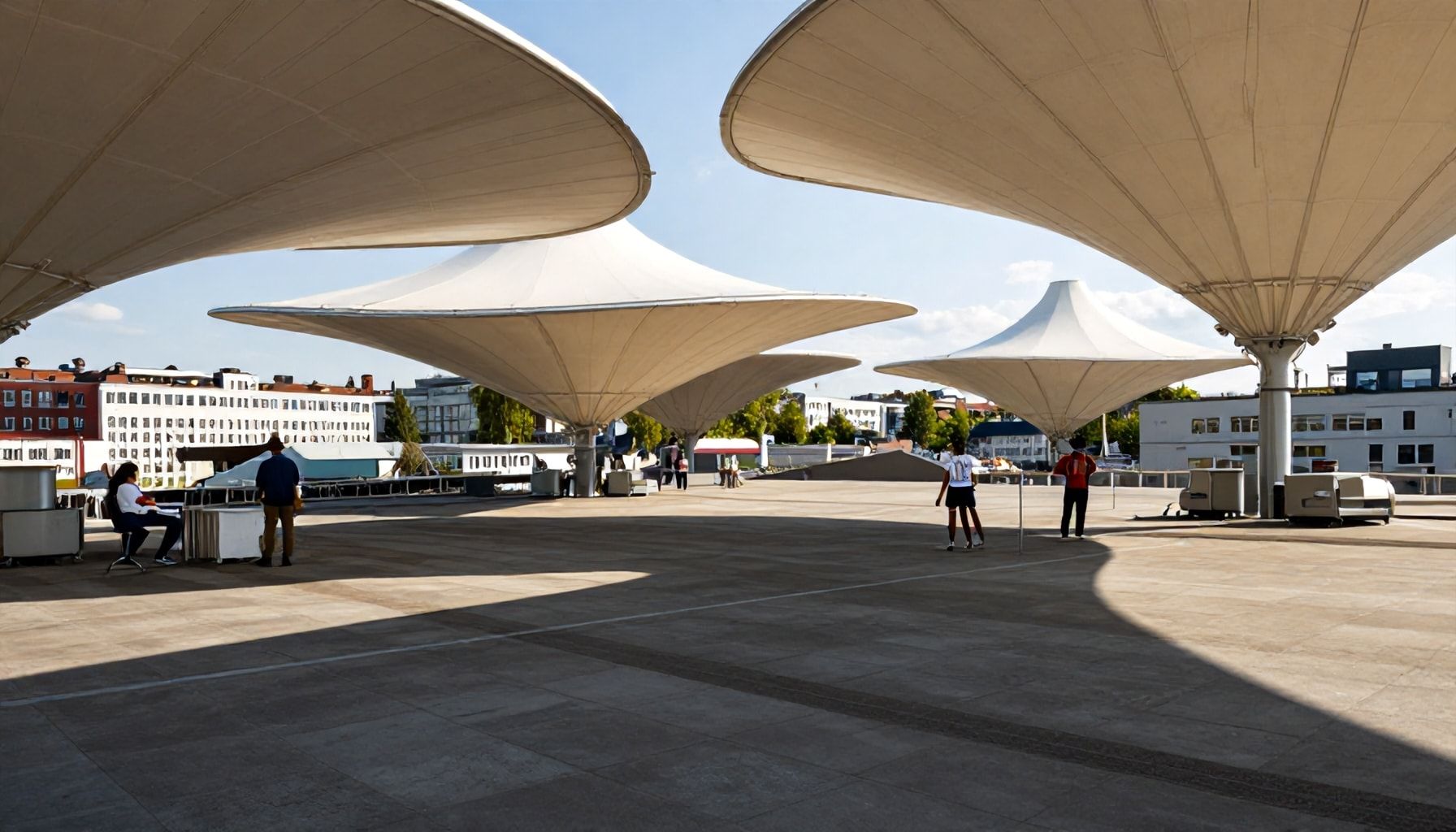 Die Vision hinter den schwebenden Dächern