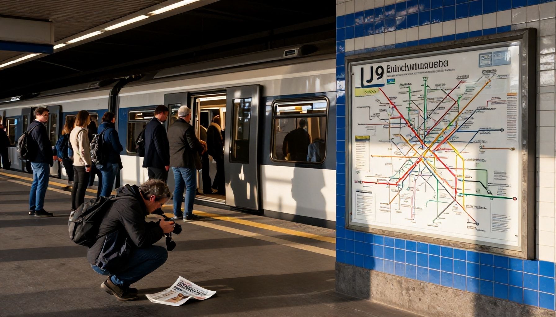 Die wichtigsten Strecken und Haltestellen der U9 im Überblick