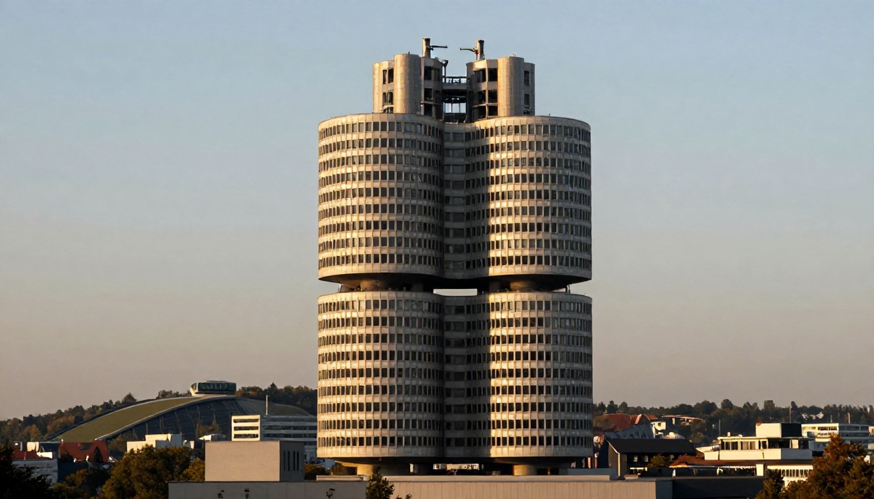 Ein Symbol über den Dächern Münchens