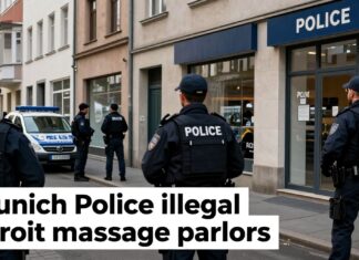 Münchner Polizei schließt drei illegale Erotikmassage-Studios in nur einer Woche