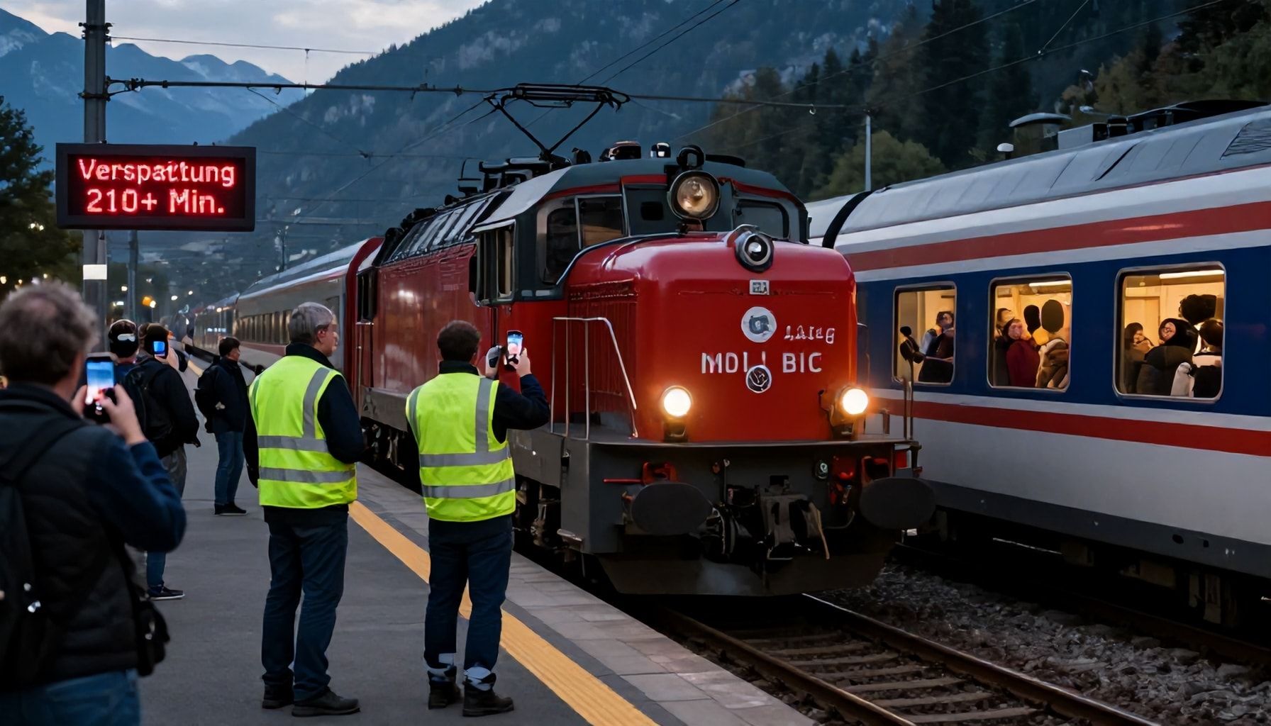 Ersatzlok bringt Zug ans Ziel – doch der Fahrplan ist durcheinander