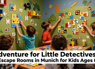 Abenteuer für kleine Detektive: 5 Escape Rooms in München für Kinder ab 8 Jahren