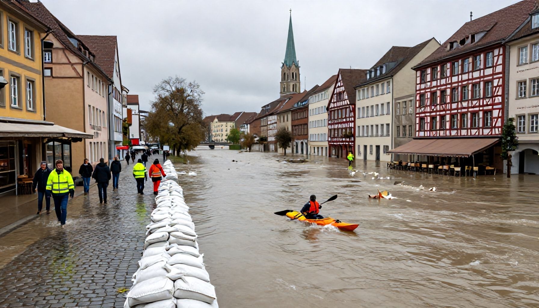 Evakuierungen in der Altstadt: Betroffene Straßen und Häuser