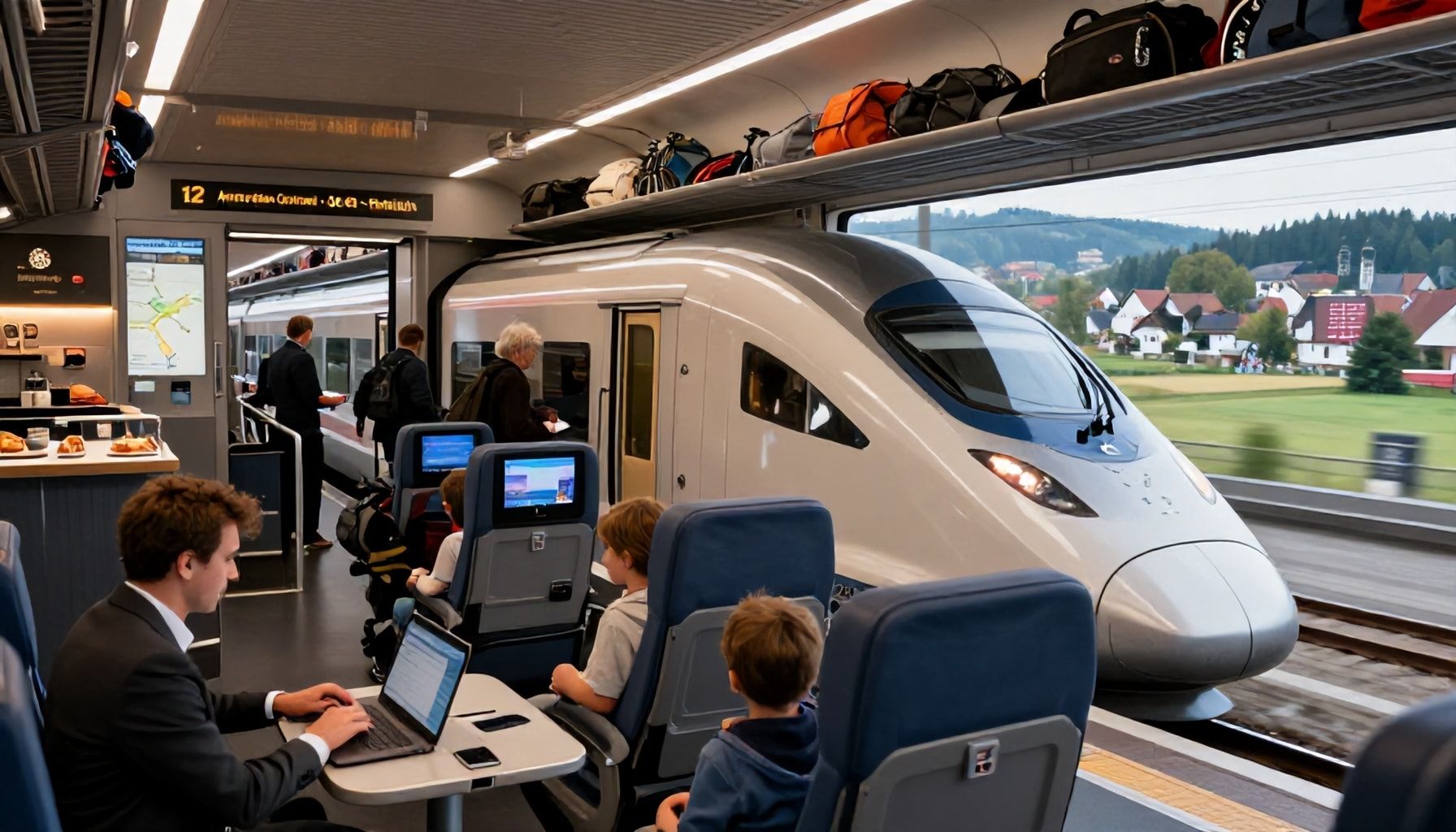 Fahrplan und Komfort der neuen Verbindung