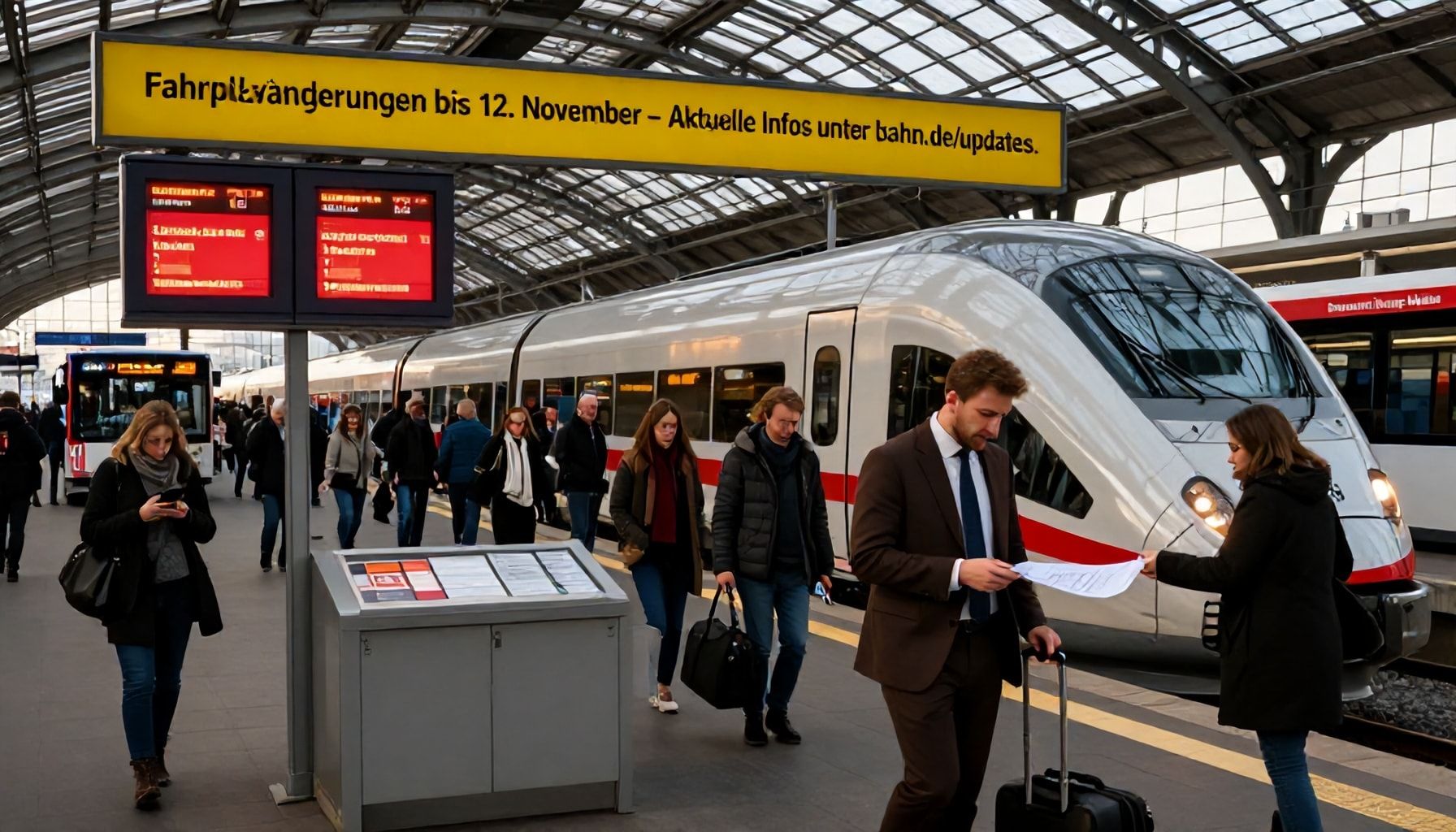 Fahrplanänderungen und Entschädigungen für die kommenden Wochen