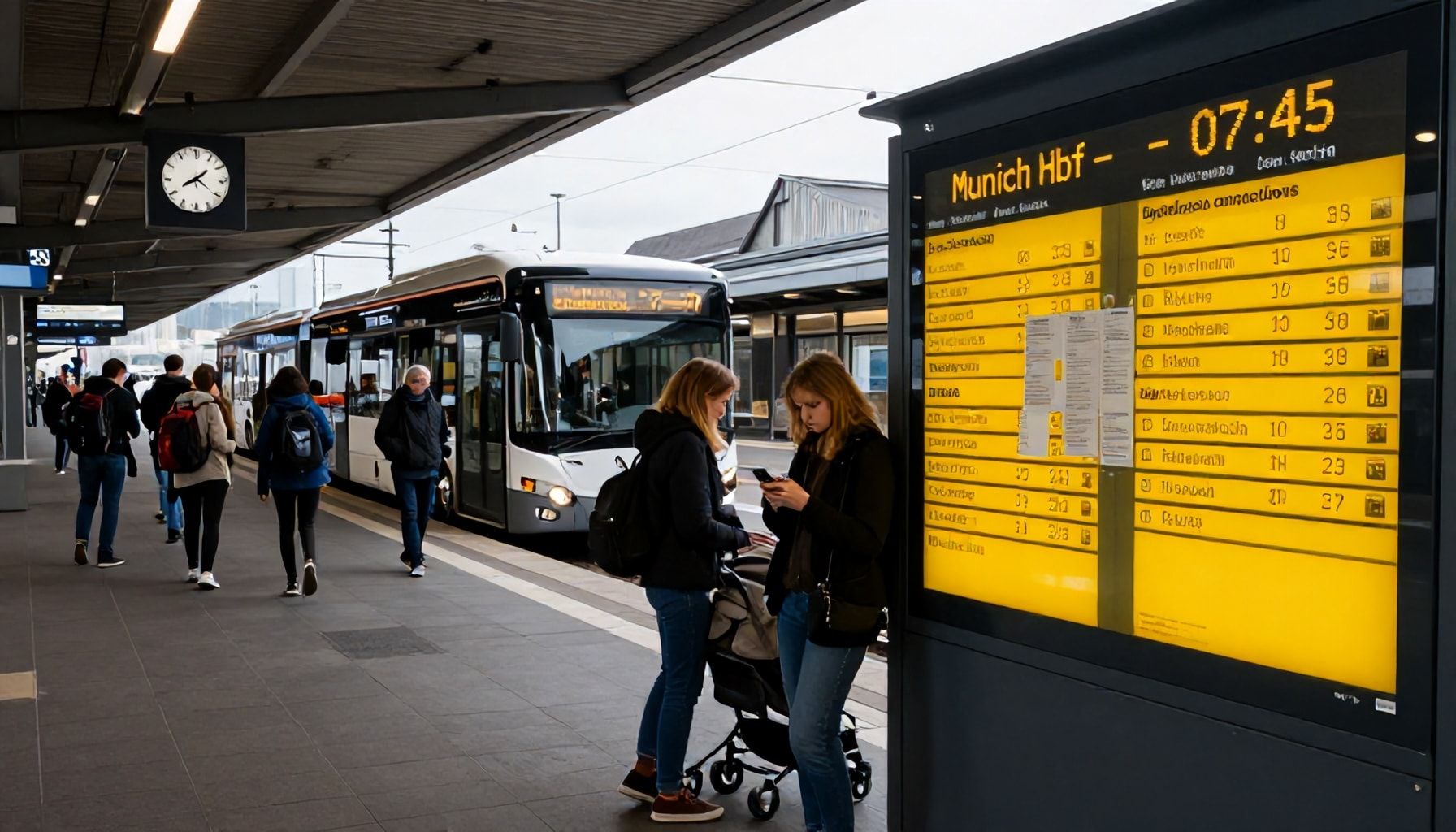 Fahrplanänderungen und neue Abfahrtszeiten im Überblick