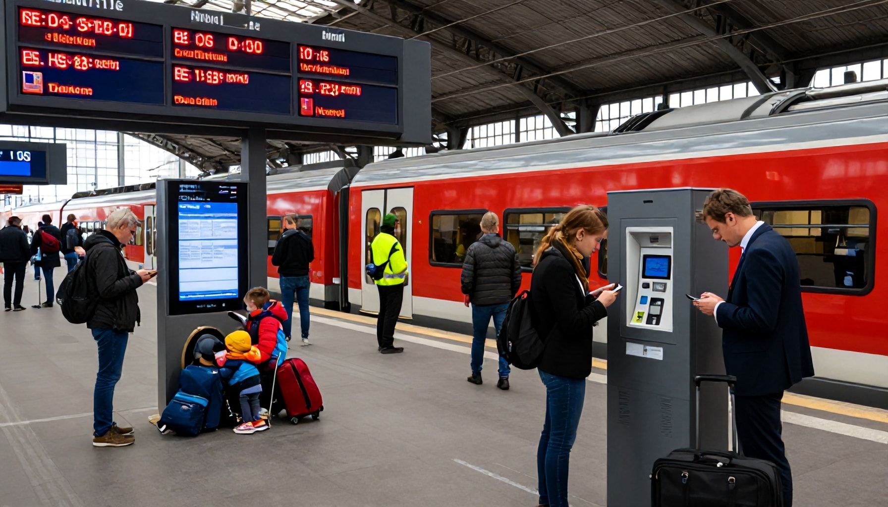 Fahrplanänderungen und Reservierungstipps für betroffene Fahrgäste