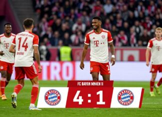 Bayerns Zweite siegt 4:1 und festigt Tabellenführung in der Regionalliga Bayern