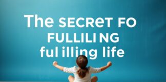 Das Geheimnis eines erfüllten Lebens: Selbstvertrauen und persönliche Entwicklung The secret to a fulfilling life: self-confidence and personal development