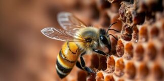Die faszinierende Welt der Bienen: Ein Blick in den Stock The fascinating world of bees: A look into the hive