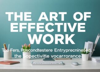 Die Kunst des effektiven Arbeitens: Tipps und Tricks für ein produktives Umfeld The Art of Effective Work: Tips and Tricks for a Productive Environment